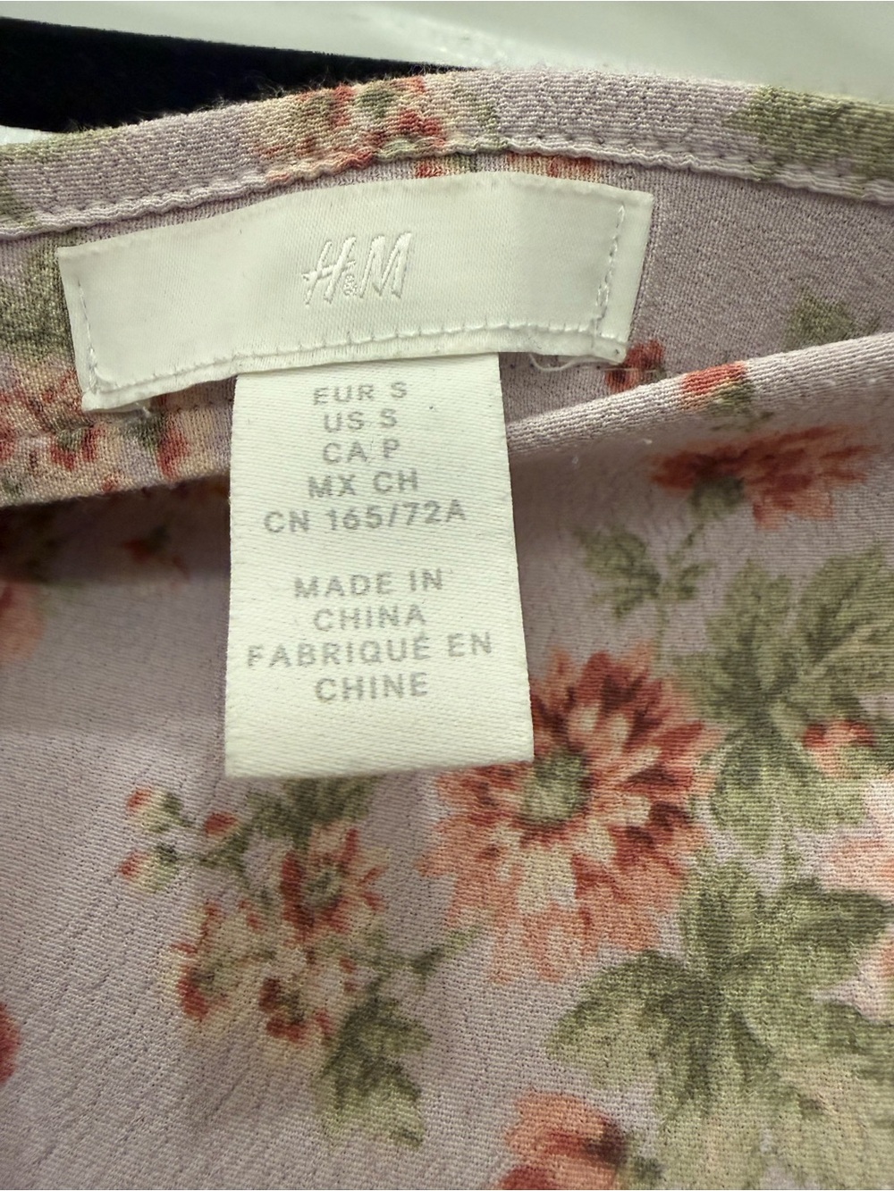 H&M Lavender Floral Midi Skirt with Pink and Green Bouquet - Picture 4 of 6